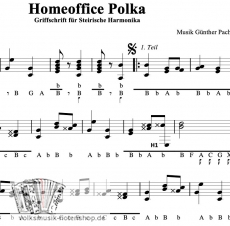 Homeoffice Polka v. Günther Pacher - Griffschrift zum Download