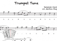 Trumpet Tune - Einzelausgabe in Griffschrift