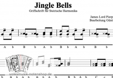Jingle Bells - Einzelausgabe in Griffschrift