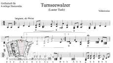 Turnseewalzer (Lauter Tiafe) - Einzelausgabe in Griffschrift