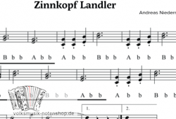 Zinnkopf Landler - Griffschrift