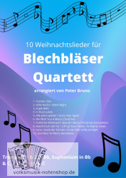 10 Weihnachtslieder für Blechbläser Quartett - zum Download