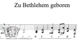 Zu Bethlehem geboren - Griffschrift zum Download