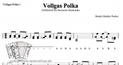 Vollgas Polka - v. Günther Pacher - Griffschrift zum Download