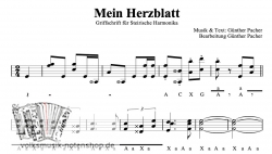 Mein Herzblatt v. Günther Pacher - Griffschrift zum Download