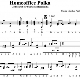 Homeoffice Polka von Günther Pacher - Einzelausgabe in Griffschrift