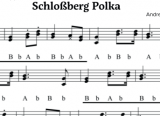 Schloßberg Polka - Griffschrift