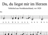 Du, Du, liegt mir im Herzen - Griffschrift zum Download