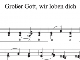 Großer Gott, wir loben Dich - Griffschrift zum Download