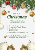 5 alpenländische Weihnachtslieder für Blechbläser Quartett - zum Download