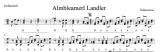 Almbleamerl Landler - Griffschrift zum Download